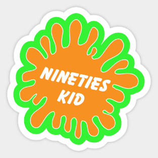 Proud 90's Kid Sticker